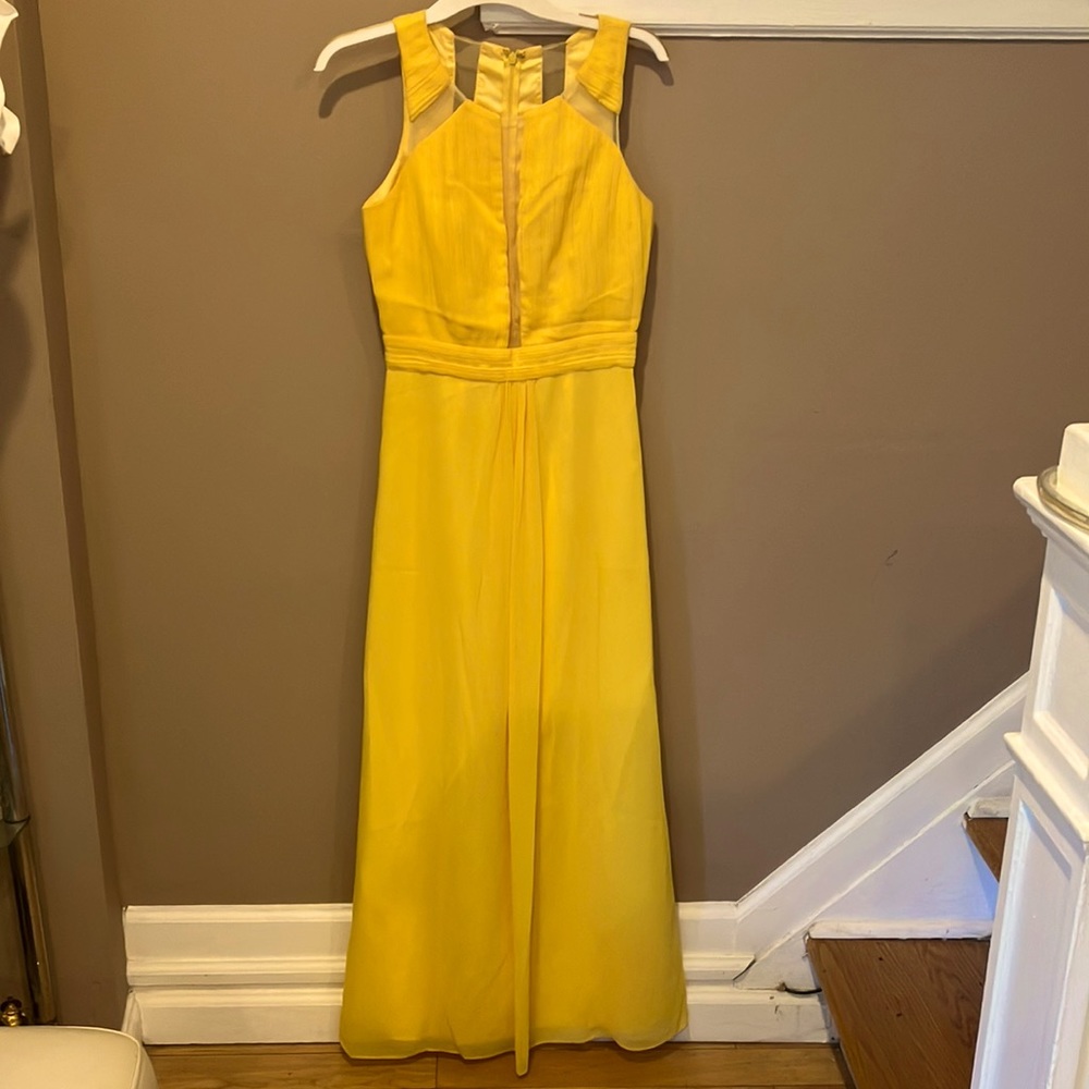 NWOT full length chiffon evening dress